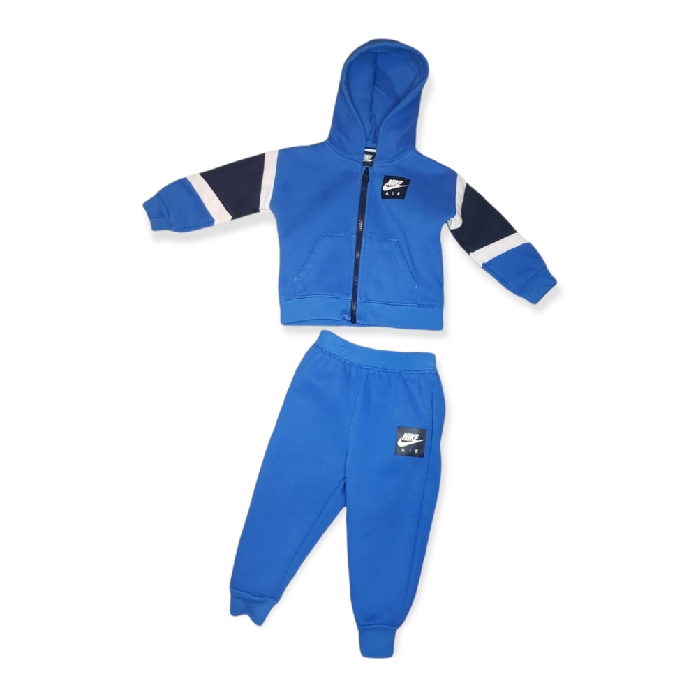 Nike toddler hoodie and jogger set royal blue 18 month